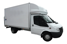 Car Hire Motherwell - Ford Luton Box Tail Lift - Van hire Motherwell