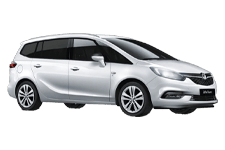 Car Hire Motherwell - Vauxhall Zafira 7-Seater - Minibus hire Motherwell